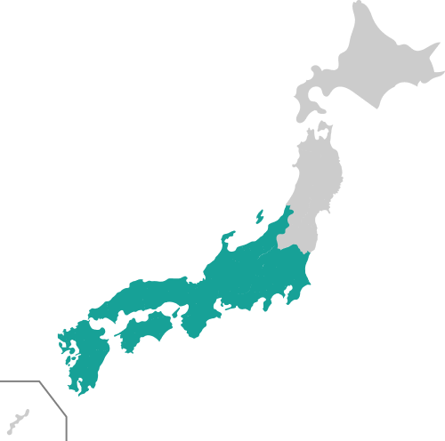 対応エリア地図