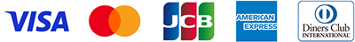 各種クレジットカードをご利用いただけます。